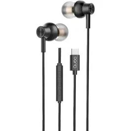 Qubo Auriculares Intrauditivos AU-300C con Micrófono USB Tipo-C Negros